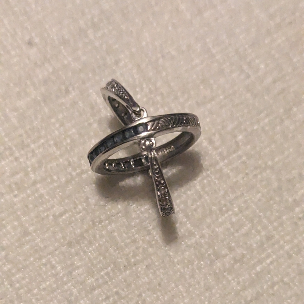 Sterling silver flip ring